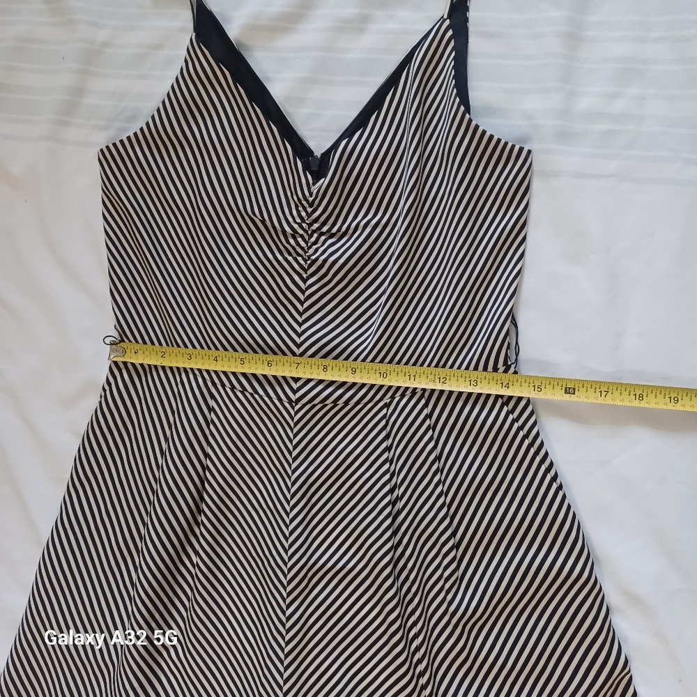 H&M Monochrome Striped Jumpsuit Women Size S - Picture 13 of 16